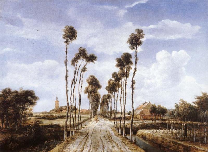 Meindert Hobbema The Alley at Middelharnis